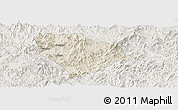 Shaded Relief Panoramic Map of Sha Xian, lighten