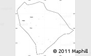 Blank Simple Map of Sha Xian, cropped outside