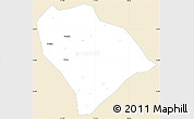 Classic Style Simple Map of Sha Xian, single color outside