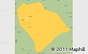 Savanna Style Simple Map of Sha Xian