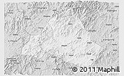 Silver Style 3D Map of Shaowu