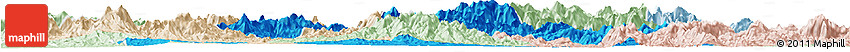 Political Horizon Map of Shaowu, lighten