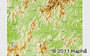 Physical Map of Shaowu