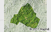 Satellite Map of Shaowu, lighten