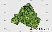 Satellite Map of Shaowu, single color outside