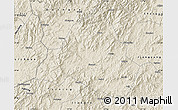 Shaded Relief Map of Shaowu