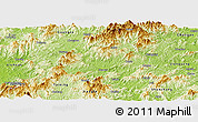 Physical Panoramic Map of Shaowu