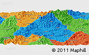 Political Panoramic Map of Shaowu