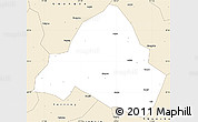 Classic Style Simple Map of Shaowu