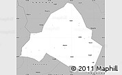 Gray Simple Map of Shaowu