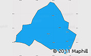 Political Simple Map of Shaowu, cropped outside