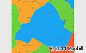 Political Simple Map of Shaowu
