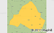 Savanna Style Simple Map of Shaowu
