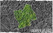 Satellite 3D Map of Shouning, desaturated
