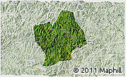 Satellite 3D Map of Shouning, lighten