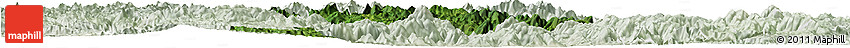 Satellite Horizon Map of Shouning, lighten