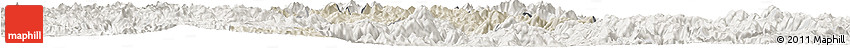 Shaded Relief Horizon Map of Shouning, lighten Shaded Relief Horizon Map of Shouning, lighten