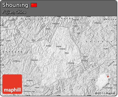 Silver Style Map of Shouning