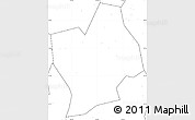 Blank Simple Map of Shouning, no labels