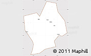 Classic Style Simple Map of Shouning, cropped outside