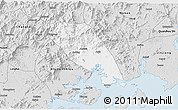 Silver Style 3D Map of Tongan