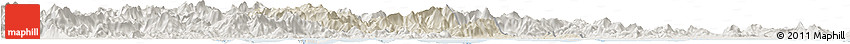 Shaded Relief Horizon Map of Tongan, lighten Shaded Relief Horizon Map of Tongan, lighten