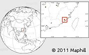 Blank Location Map of Tongan