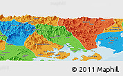 Political Panoramic Map of Tongan