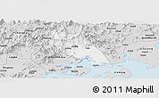 Silver Style Panoramic Map of Tongan