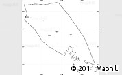 Blank Simple Map of Tongan, cropped outside