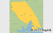 Savanna Style Simple Map of Tongan
