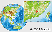 Physical Location Map of Wuping