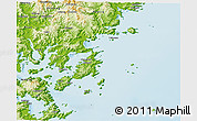 Physical 3D Map of Xiapu