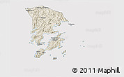 Shaded Relief 3D Map of Xiapu, cropped outside