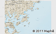 Shaded Relief 3D Map of Xiapu