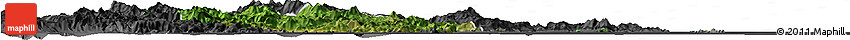 Satellite Horizon Map of Xiapu, darken, desaturated
