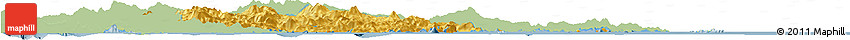 Savanna Style Horizon Map of Xiapu, single color outside