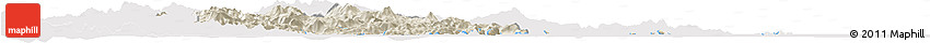 Shaded Relief Horizon Map of Xiapu, cropped outside