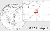 Blank Location Map of Xiapu