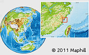 Physical Location Map of Xiapu