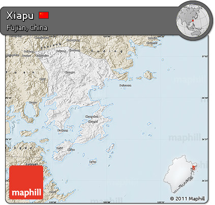 Classic Style Map of Xiapu