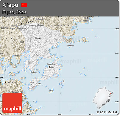 Classic Style Map of Xiapu