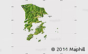 Satellite Map of Xiapu, cropped outside