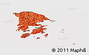 Political Panoramic Map of Xiapu, cropped outside