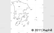 Blank Simple Map of Xiapu, cropped outside
