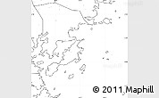 Blank Simple Map of Xiapu, no labels