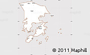 Classic Style Simple Map of Xiapu, cropped outside