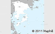 Gray Simple Map of Xiapu