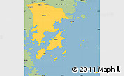 Savanna Style Simple Map of Xiapu