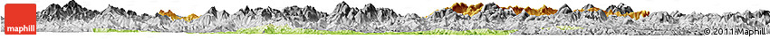 Physical Horizon Map of Yongan, desaturated